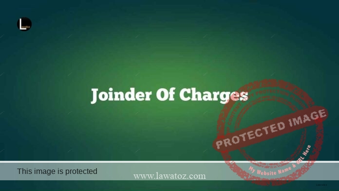 Joinder of Charges