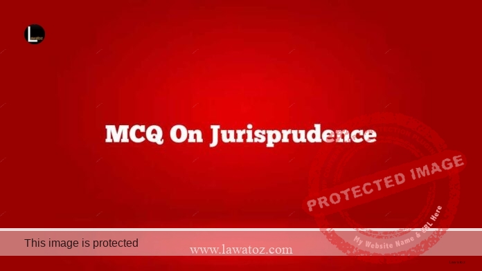 MCQ on Jurisprudence