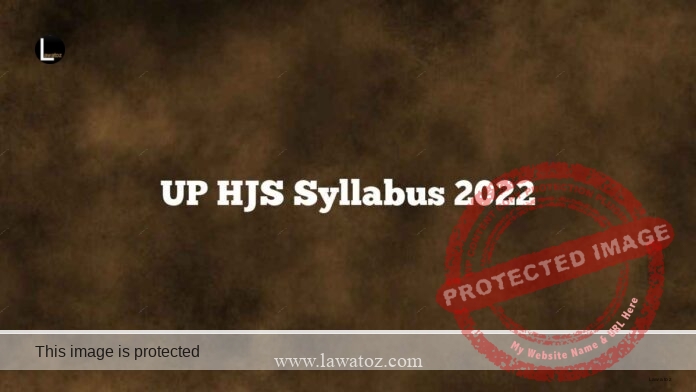 UP HJS  Syllabus 2022